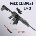 PACK MITRAILLEUSE AIRSOFT - KRYTAC LMG-M + OPTIQUE + BATTERIE 11,1V OFFERTE